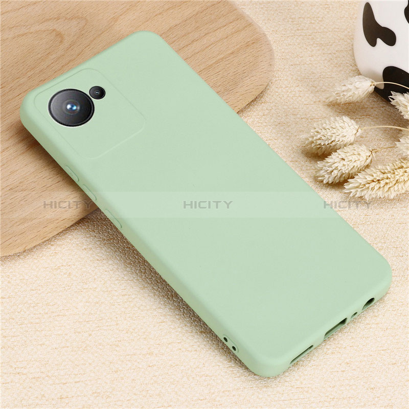 Funda Silicona Ultrafina Goma 360 Grados Carcasa YK1 para Realme C30 Verde