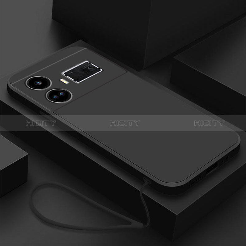 Funda Silicona Ultrafina Goma 360 Grados Carcasa YK1 para Realme GT Neo5 240W 5G Negro