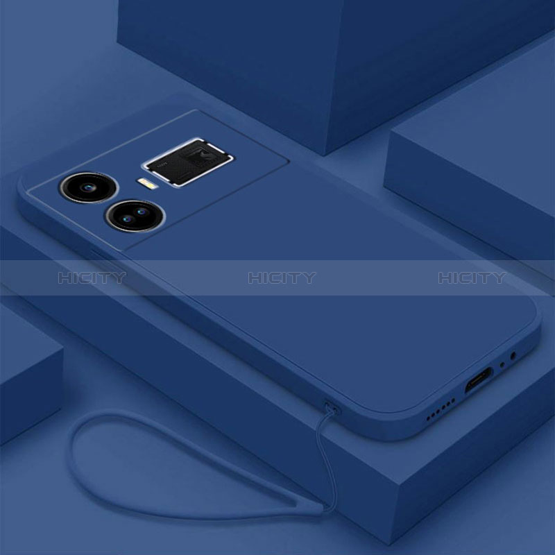 Funda Silicona Ultrafina Goma 360 Grados Carcasa YK1 para Realme GT Neo6 5G Azul