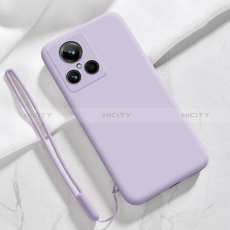 Funda Silicona Ultrafina Goma 360 Grados Carcasa YK1 para Realme GT2 Master Explorer Purpura Claro