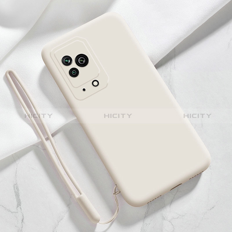 Funda Silicona Ultrafina Goma 360 Grados Carcasa YK1 para Xiaomi Black Shark 5 Pro 5G Blanco