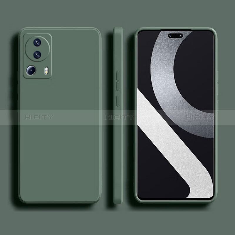 Funda Silicona Ultrafina Goma 360 Grados Carcasa YK1 para Xiaomi Civi 2 5G Verde