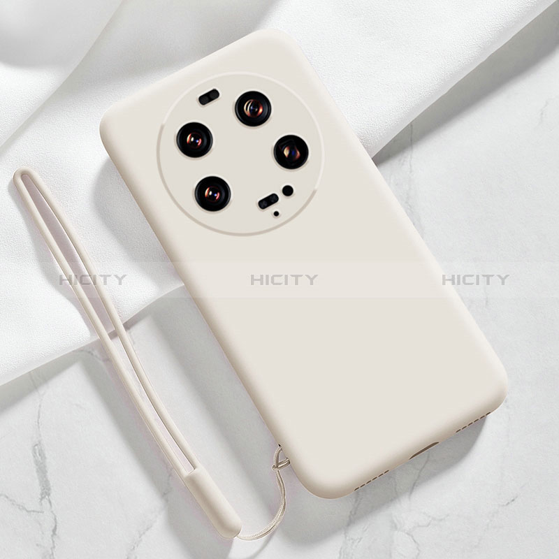 Funda Silicona Ultrafina Goma 360 Grados Carcasa YK1 para Xiaomi Mi 13 Ultra 5G Blanco