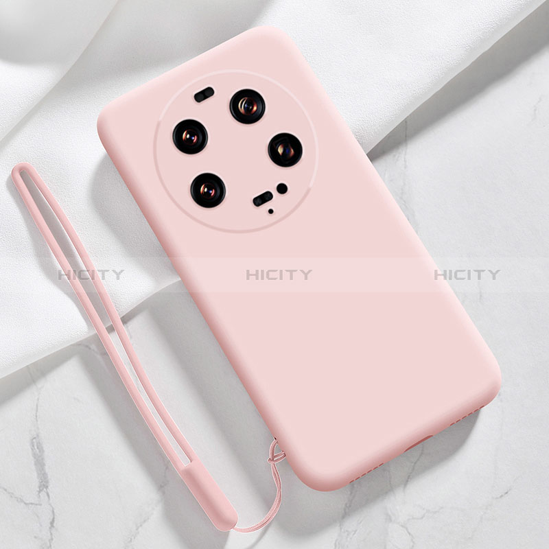 Funda Silicona Ultrafina Goma 360 Grados Carcasa YK1 para Xiaomi Mi 13 Ultra 5G Rosa