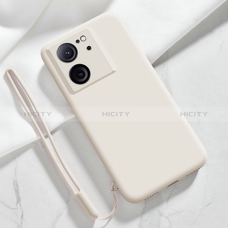 Funda Silicona Ultrafina Goma 360 Grados Carcasa YK1 para Xiaomi Mi 13T 5G Blanco