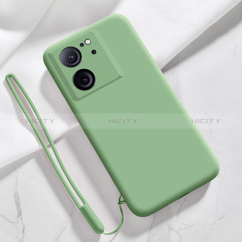 Funda Silicona Ultrafina Goma 360 Grados Carcasa YK1 para Xiaomi Mi 13T 5G Verde