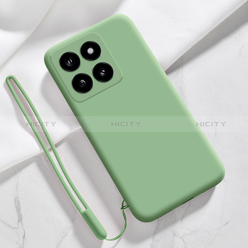 Funda Silicona Ultrafina Goma 360 Grados Carcasa YK1 para Xiaomi Mi 14 5G Verde