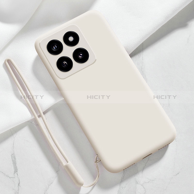 Funda Silicona Ultrafina Goma 360 Grados Carcasa YK1 para Xiaomi Mi 14 Pro 5G Blanco