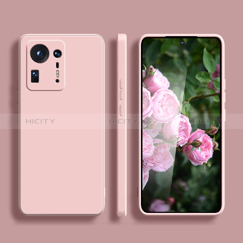 Funda Silicona Ultrafina Goma 360 Grados Carcasa YK1 para Xiaomi Mi Mix 4 5G Rosa