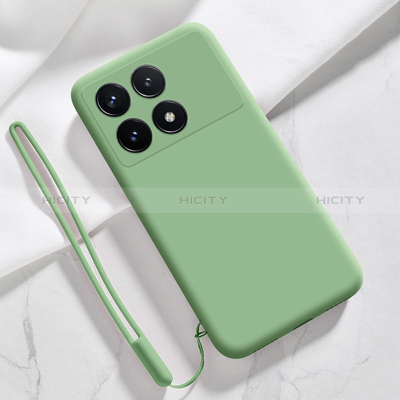 Funda Silicona Ultrafina Goma 360 Grados Carcasa YK1 para Xiaomi Redmi K70 5G Verde