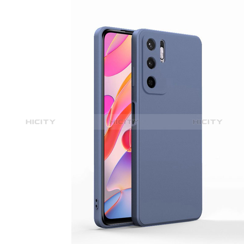 Funda Silicona Ultrafina Goma 360 Grados Carcasa YK1 para Xiaomi Redmi Note 10T 5G Gris Lavanda