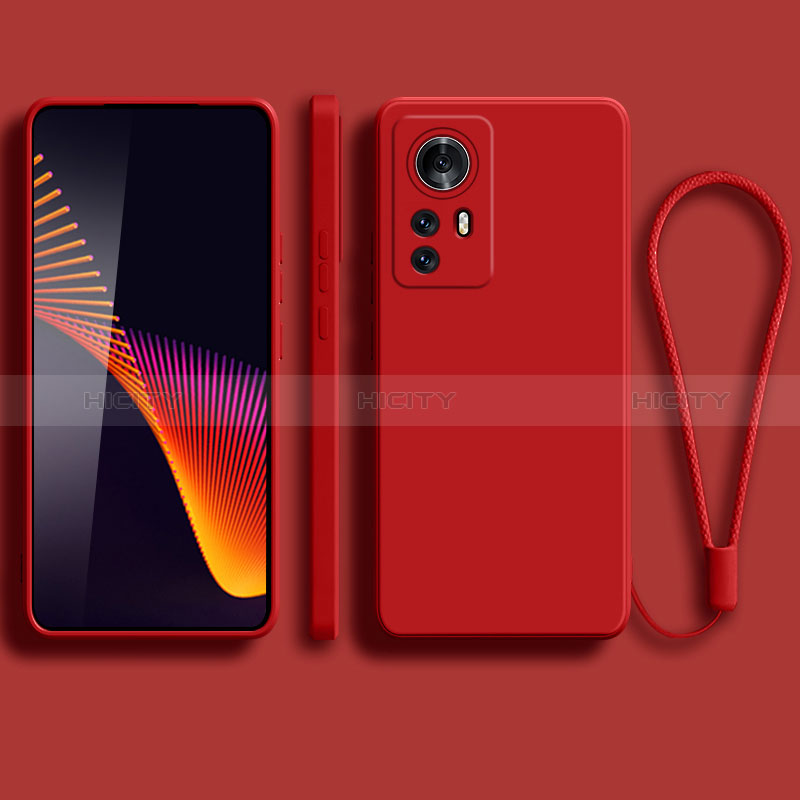 Funda Silicona Ultrafina Goma 360 Grados Carcasa YK1 para Xiaomi Redmi Note 12S Rojo