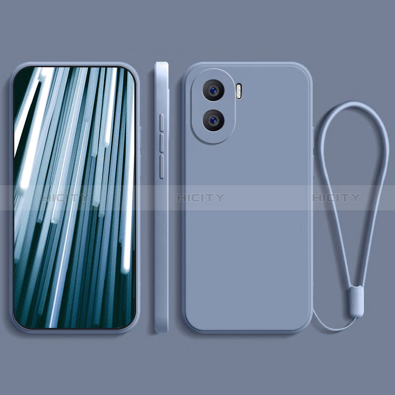 Funda Silicona Ultrafina Goma 360 Grados Carcasa YK2 para Huawei Honor X40i 5G Gris Lavanda