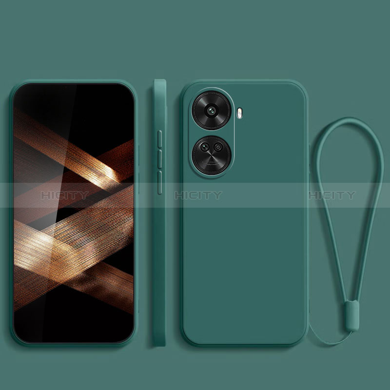 Funda Silicona Ultrafina Goma 360 Grados Carcasa YK2 para Huawei Nova 11 SE Verde