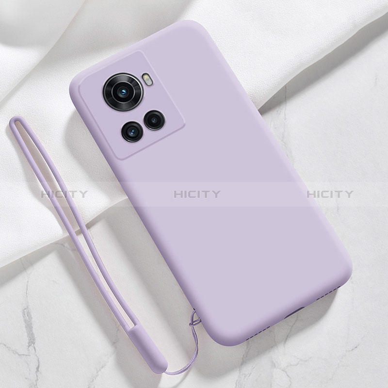 Funda Silicona Ultrafina Goma 360 Grados Carcasa YK2 para OnePlus 10R 5G Purpura Claro