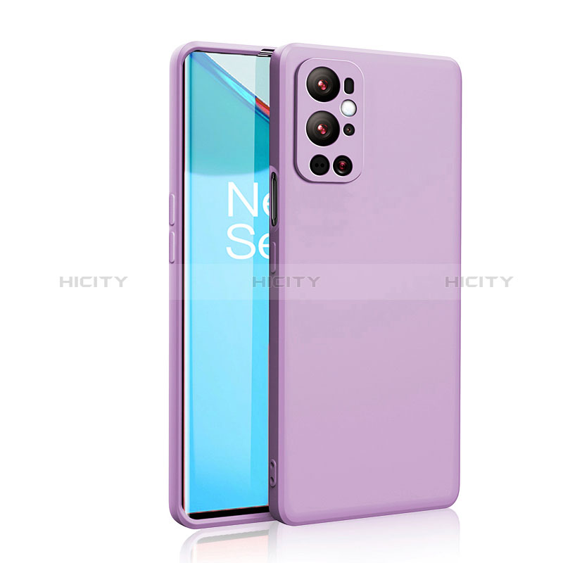 Funda Silicona Ultrafina Goma 360 Grados Carcasa YK2 para OnePlus 9 Pro 5G Morado