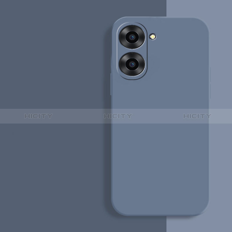 Funda Silicona Ultrafina Goma 360 Grados Carcasa YK2 para Realme 10S 5G Gris Lavanda