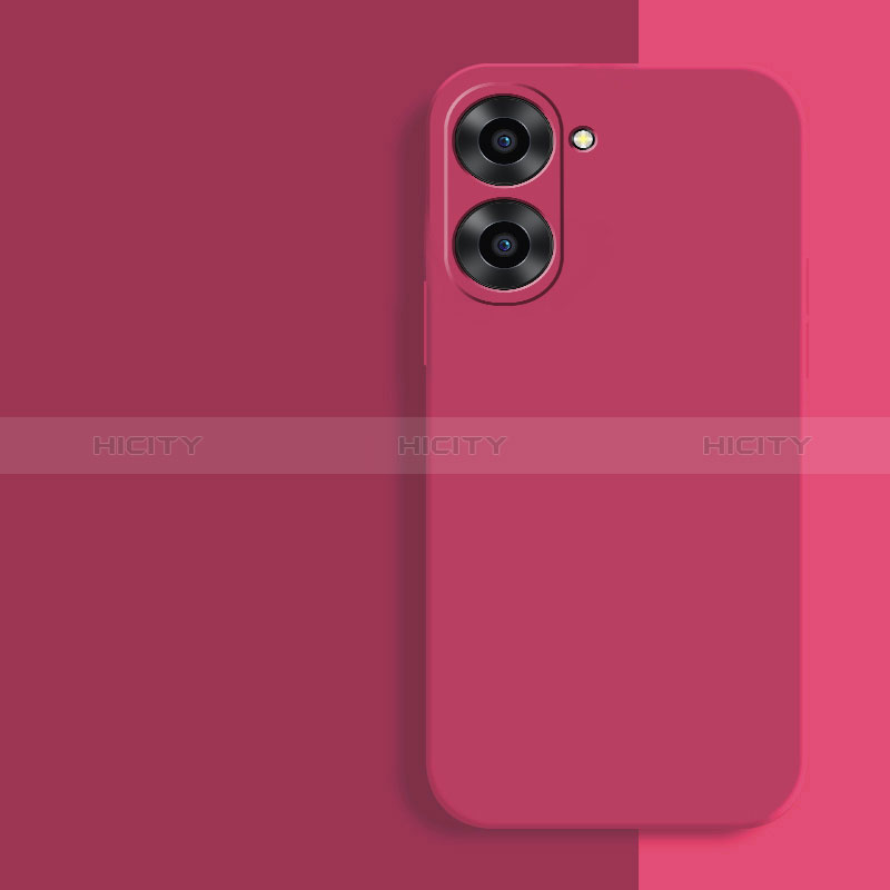 Funda Silicona Ultrafina Goma 360 Grados Carcasa YK2 para Realme 10S 5G Rosa Roja