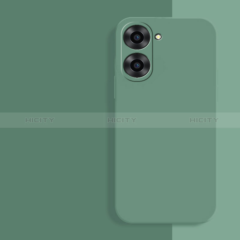 Funda Silicona Ultrafina Goma 360 Grados Carcasa YK2 para Realme 10S 5G Verde Noche