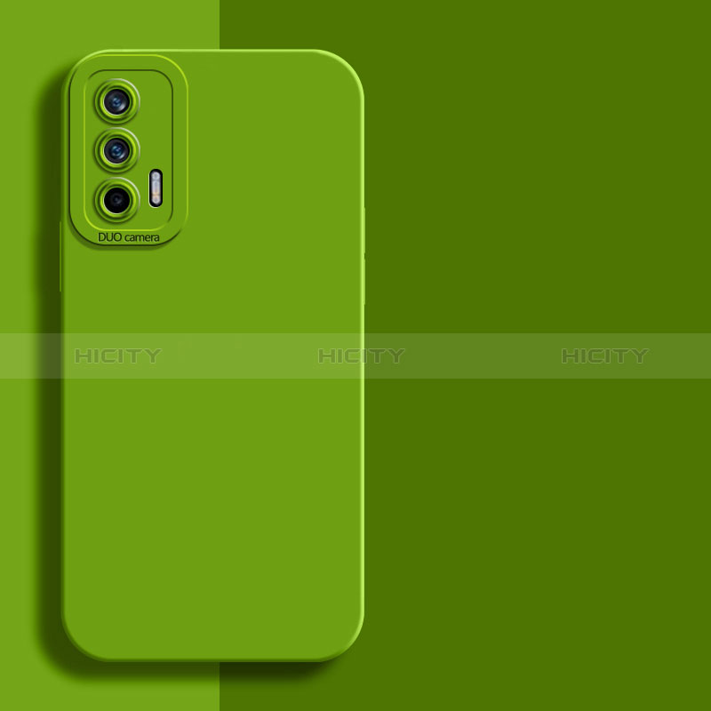 Funda Silicona Ultrafina Goma 360 Grados Carcasa YK2 para Realme GT 5G Verde