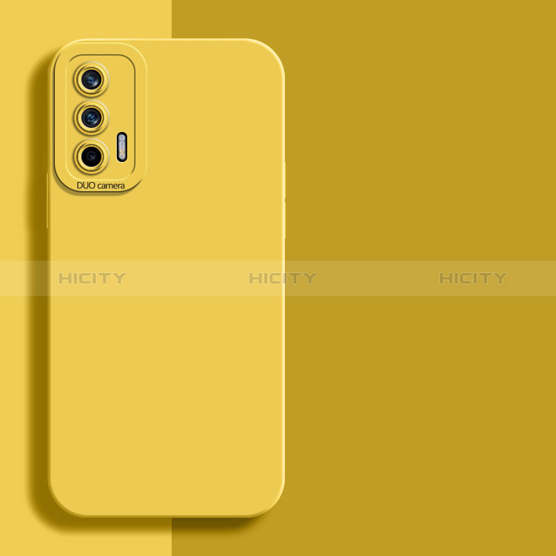 Funda Silicona Ultrafina Goma 360 Grados Carcasa YK2 para Realme GT Neo 2T 5G Amarillo