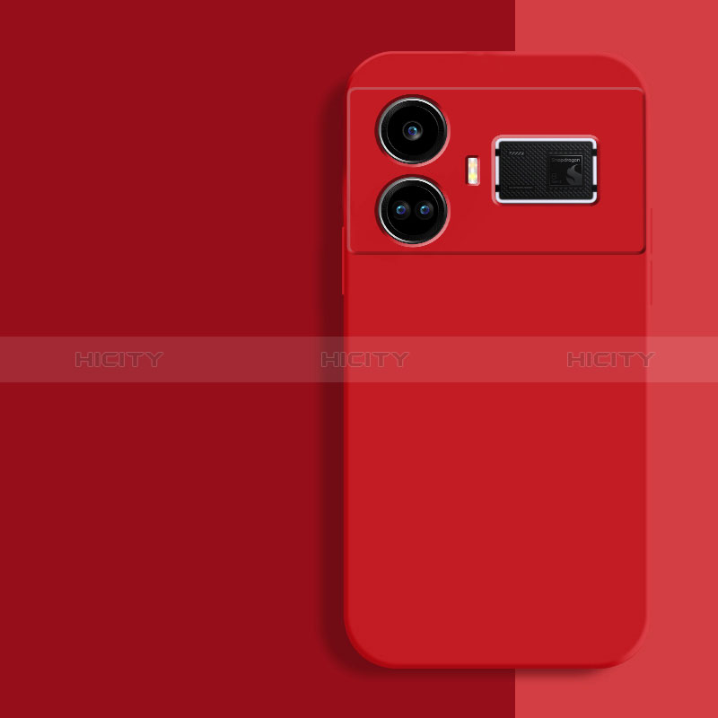 Funda Silicona Ultrafina Goma 360 Grados Carcasa YK2 para Realme GT Neo5 240W 5G Rojo