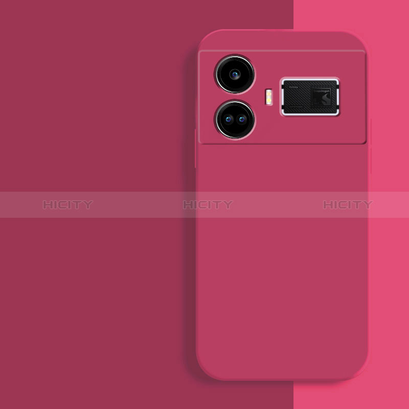 Funda Silicona Ultrafina Goma 360 Grados Carcasa YK2 para Realme GT Neo6 5G Rosa Roja