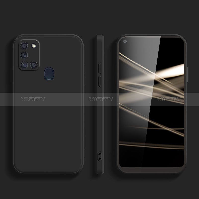 Funda Silicona Ultrafina Goma 360 Grados Carcasa YK2 para Samsung Galaxy A21s Negro