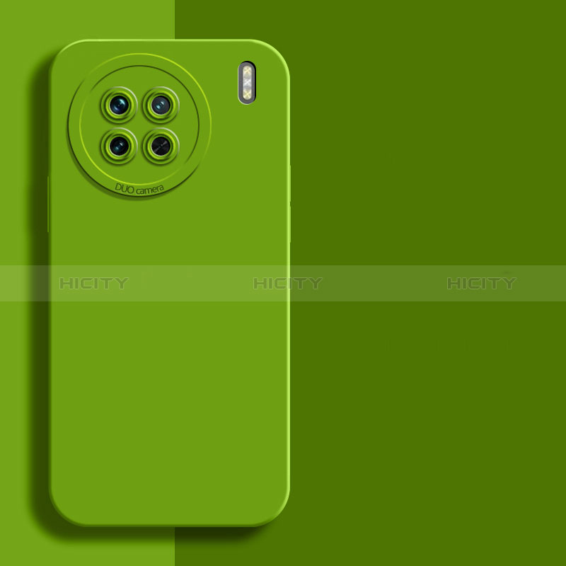 Funda Silicona Ultrafina Goma 360 Grados Carcasa YK2 para Vivo X90 5G Verde