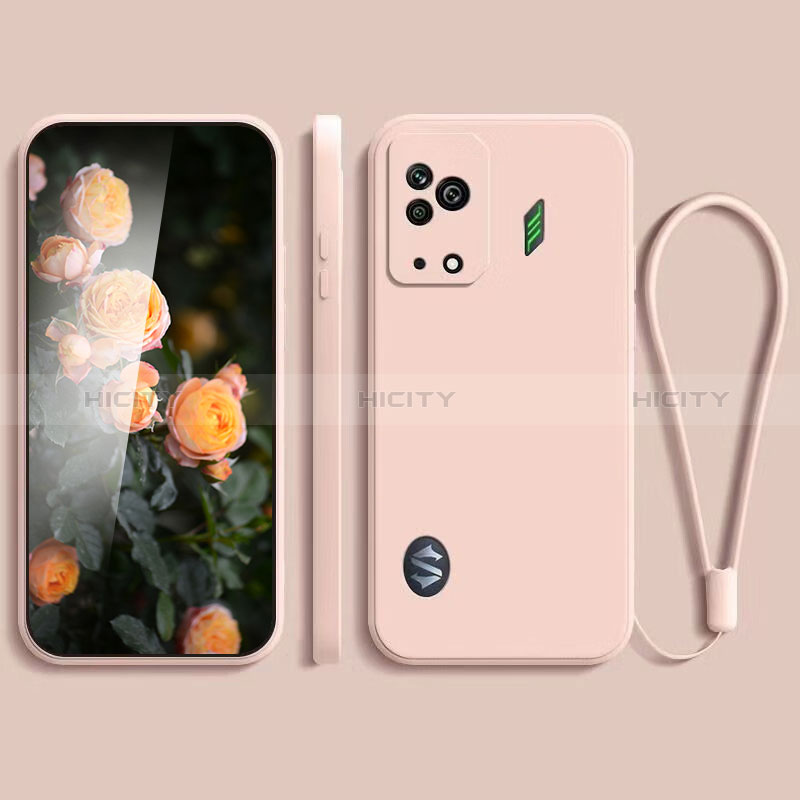 Funda Silicona Ultrafina Goma 360 Grados Carcasa YK2 para Xiaomi Black Shark 5 5G Rosa