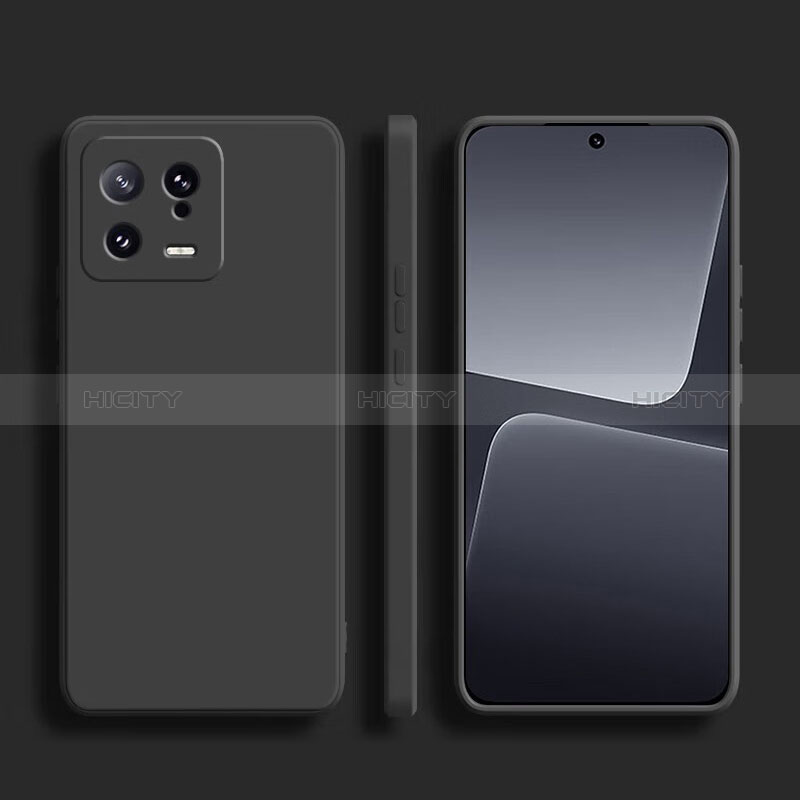 Funda Silicona Ultrafina Goma 360 Grados Carcasa YK2 para Xiaomi Mi 13 5G Negro