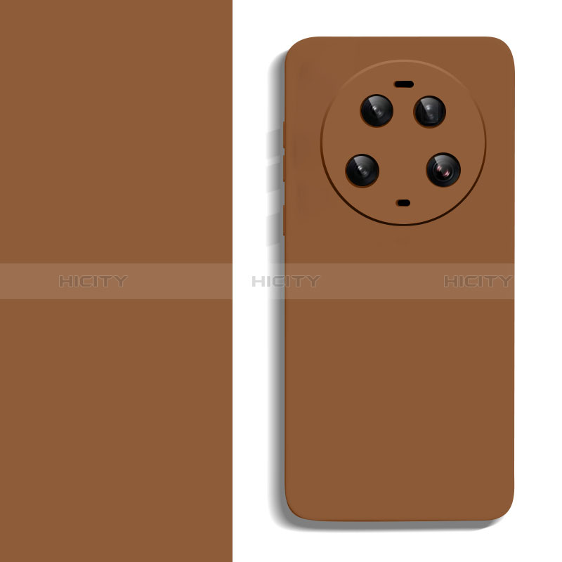 Funda Silicona Ultrafina Goma 360 Grados Carcasa YK2 para Xiaomi Mi 13 Ultra 5G Marron