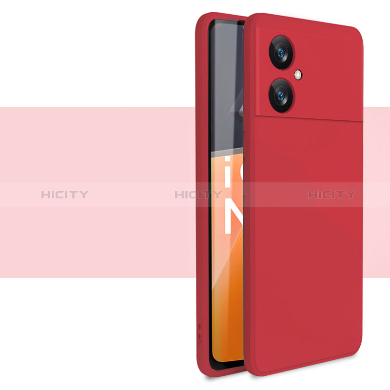 Funda Silicona Ultrafina Goma 360 Grados Carcasa YK2 para Xiaomi Poco M4 5G Rojo