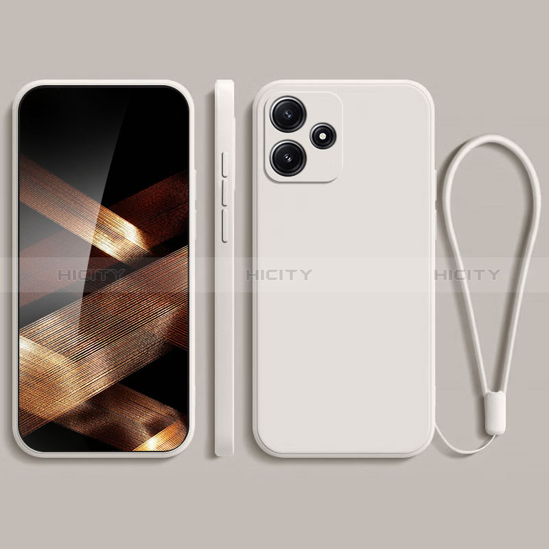 Funda Silicona Ultrafina Goma 360 Grados Carcasa YK2 para Xiaomi Poco M6 Pro 5G Blanco