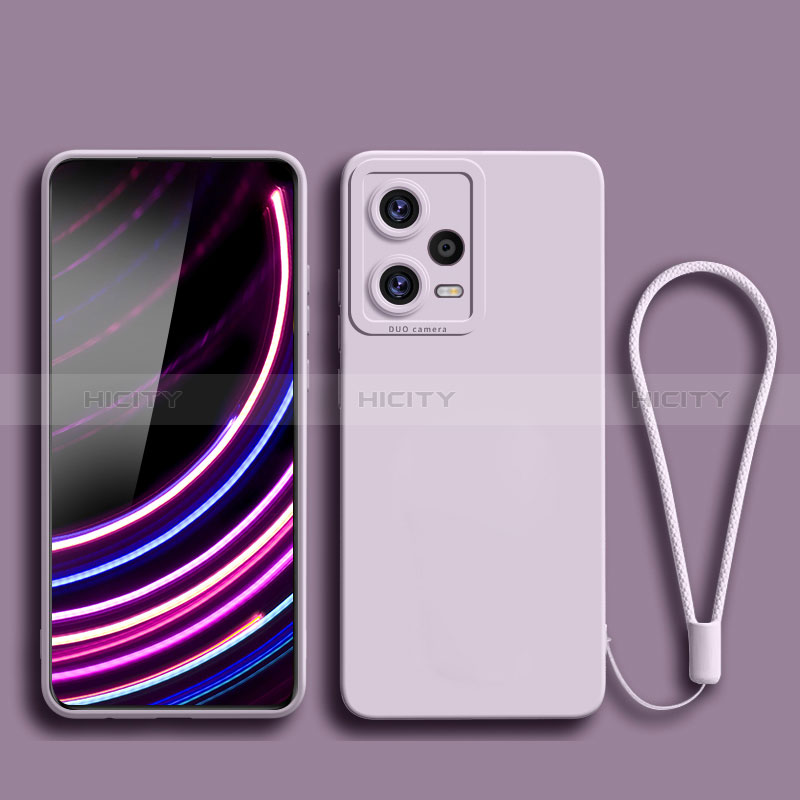 Funda Silicona Ultrafina Goma 360 Grados Carcasa YK2 para Xiaomi Poco X5 5G Purpura Claro