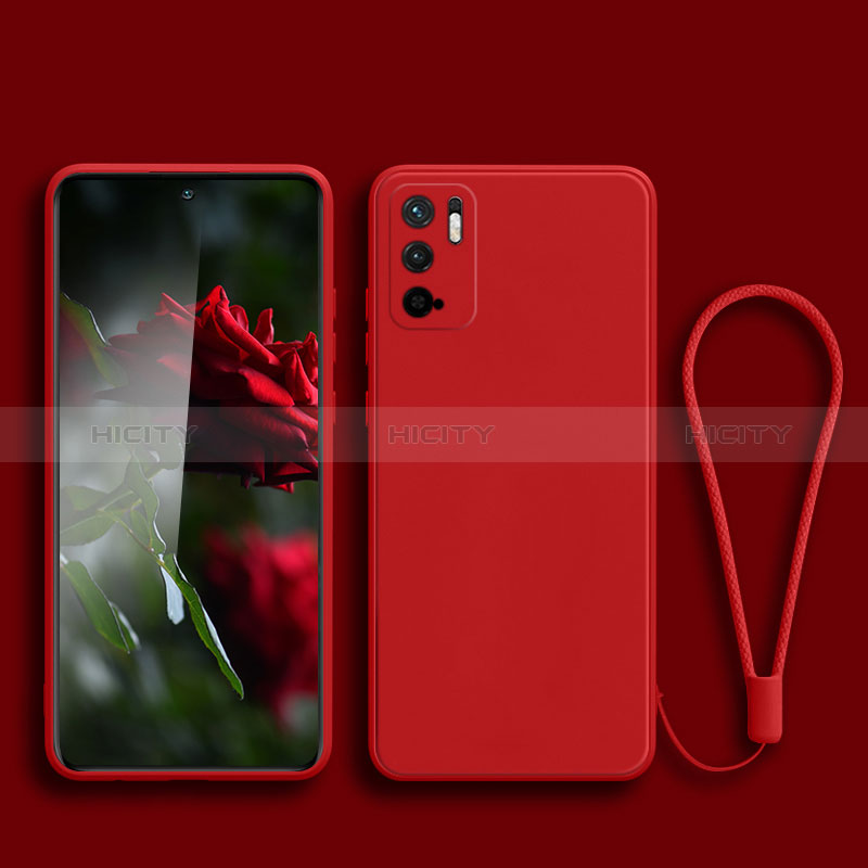 Funda Silicona Ultrafina Goma 360 Grados Carcasa YK2 para Xiaomi Redmi Note 10 5G Rojo