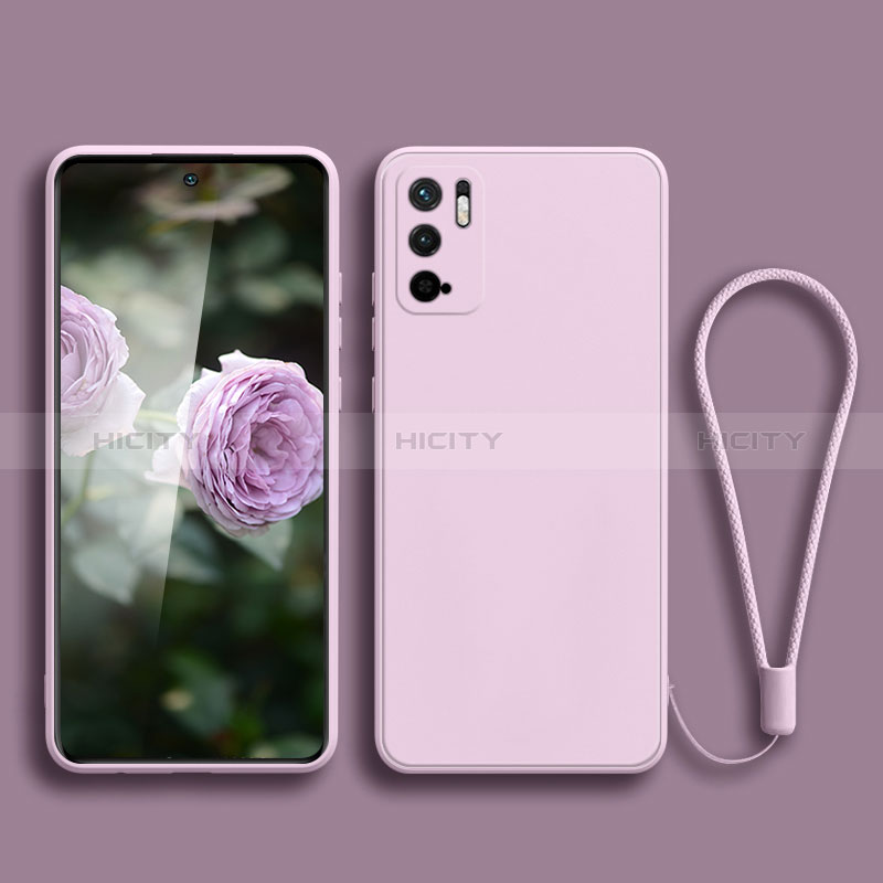 Funda Silicona Ultrafina Goma 360 Grados Carcasa YK2 para Xiaomi Redmi Note 10T 5G Purpura Claro