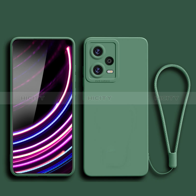 Funda Silicona Ultrafina Goma 360 Grados Carcasa YK2 para Xiaomi Redmi Note 12 5G Verde Noche