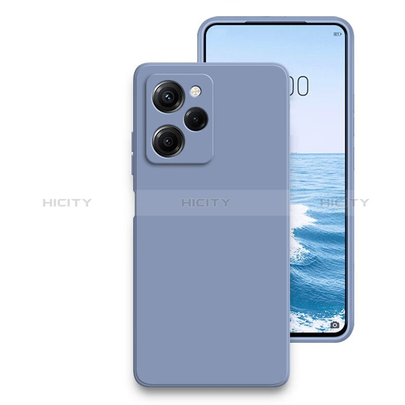 Funda Silicona Ultrafina Goma 360 Grados Carcasa YK2 para Xiaomi Redmi Note 12 Pro Speed 5G Gris Lavanda