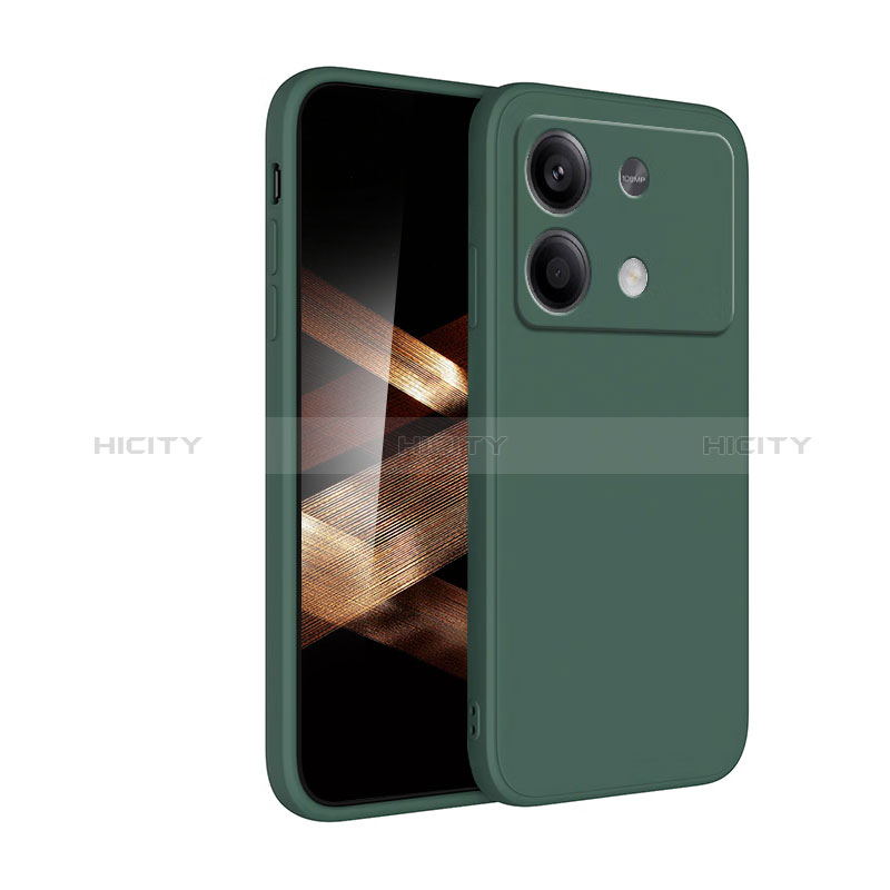 Funda Silicona Ultrafina Goma 360 Grados Carcasa YK2 para Xiaomi Redmi Note 13R Pro 5G Verde