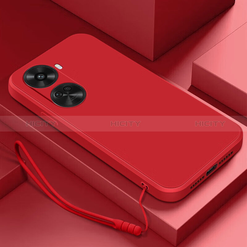 Funda Silicona Ultrafina Goma 360 Grados Carcasa YK3 para Huawei Nova 11 SE Rojo