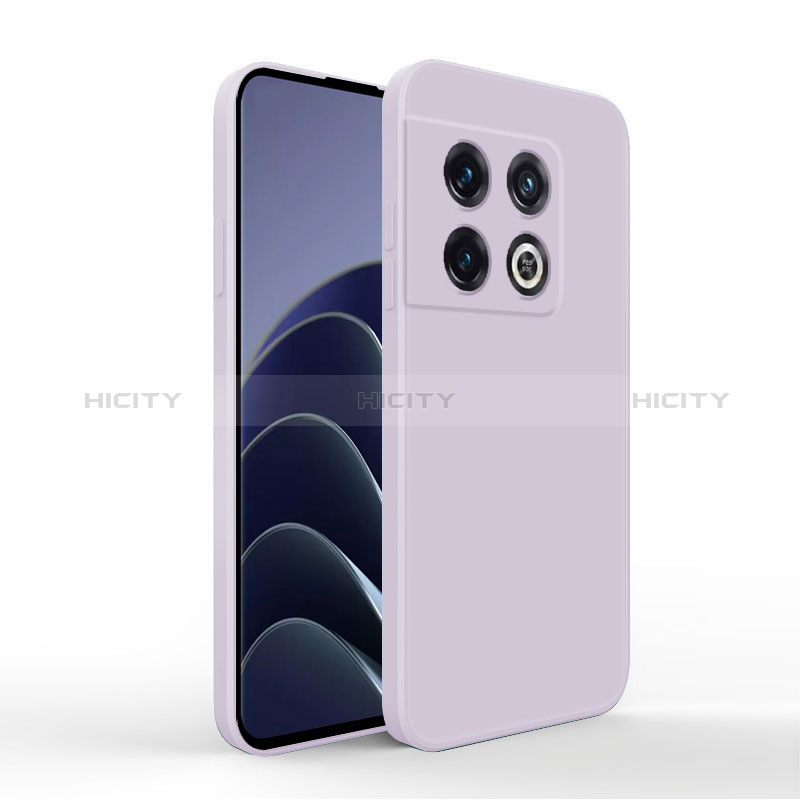 Funda Silicona Ultrafina Goma 360 Grados Carcasa YK3 para OnePlus 10 Pro 5G Purpura Claro