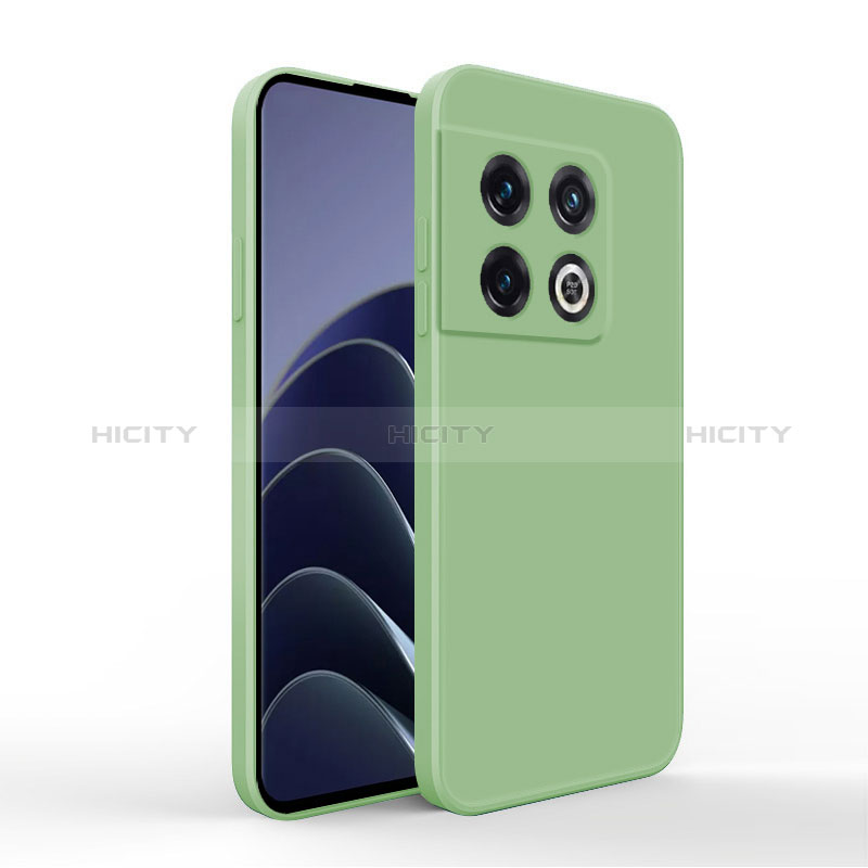 Funda Silicona Ultrafina Goma 360 Grados Carcasa YK3 para OnePlus 10 Pro 5G Verde