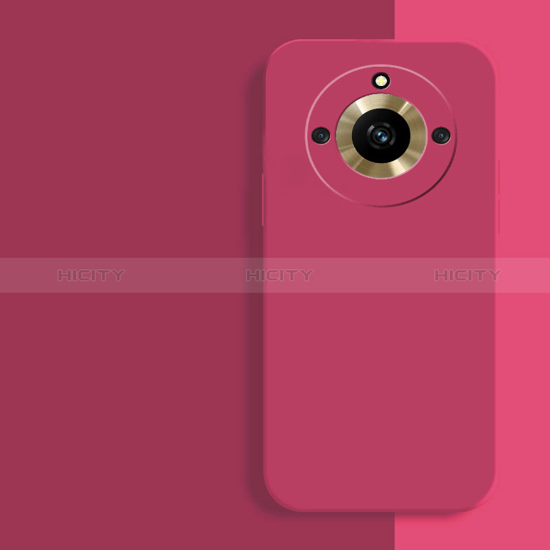 Funda Silicona Ultrafina Goma 360 Grados Carcasa YK3 para Realme 11 Pro 5G Rosa Roja