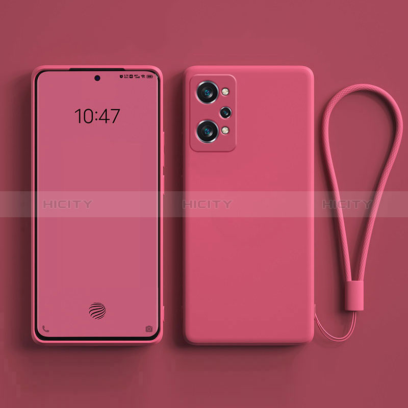 Funda Silicona Ultrafina Goma 360 Grados Carcasa YK3 para Realme GT Neo 3T 5G Rosa Roja