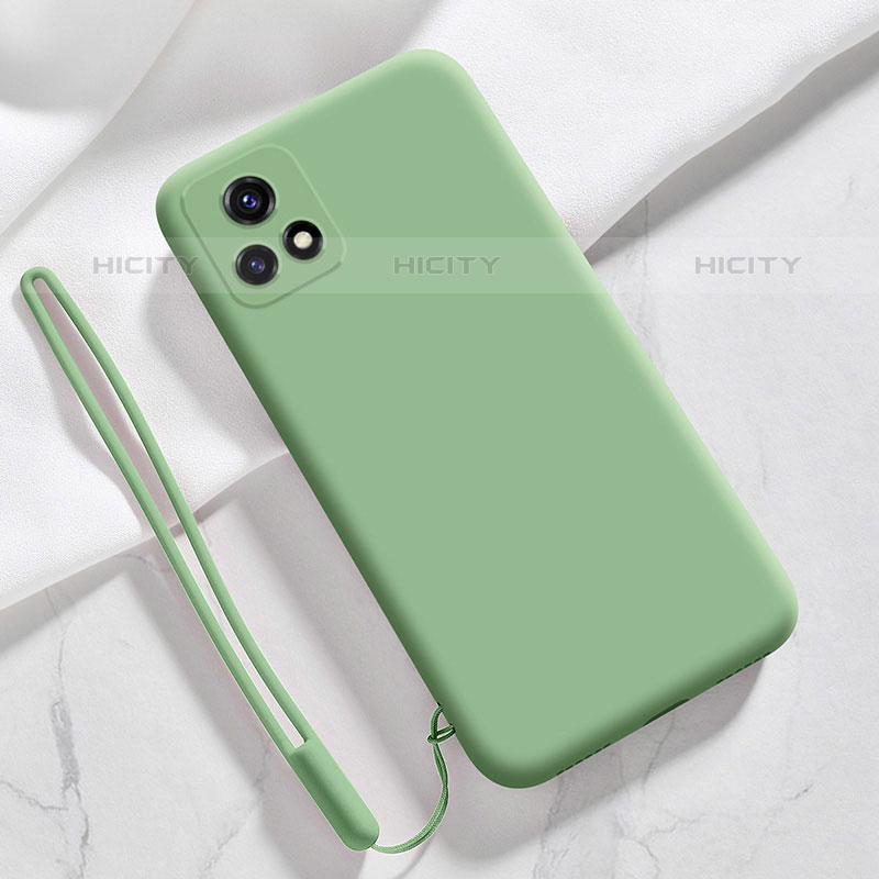 Funda Silicona Ultrafina Goma 360 Grados Carcasa YK3 para Vivo iQOO U3x 5G Verde