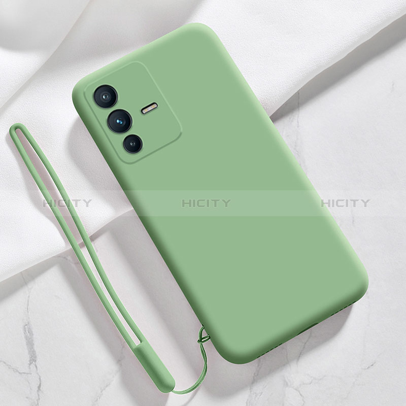 Funda Silicona Ultrafina Goma 360 Grados Carcasa YK3 para Vivo V23 Pro 5G Verde