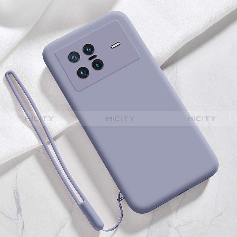 Funda Silicona Ultrafina Goma 360 Grados Carcasa YK3 para Vivo X Note Gris Lavanda