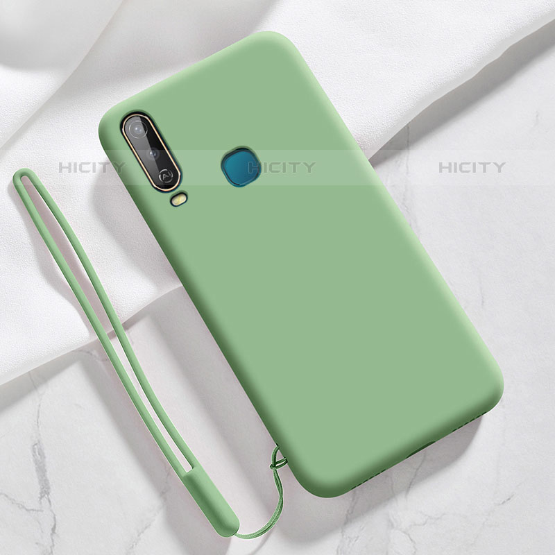 Funda Silicona Ultrafina Goma 360 Grados Carcasa YK3 para Vivo Y11 Verde