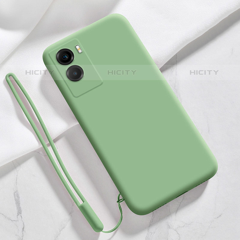 Funda Silicona Ultrafina Goma 360 Grados Carcasa YK3 para Vivo Y55s (2021) Verde